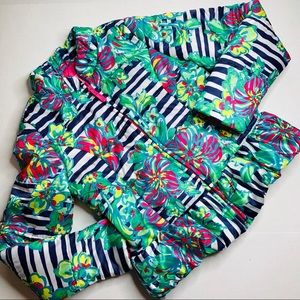 Lilly Pulitzer Floral Puffer Coat